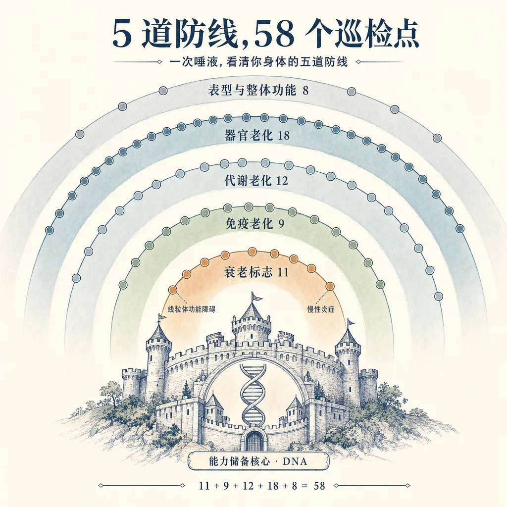 五道防线剖面示意：5道防线58巡检点